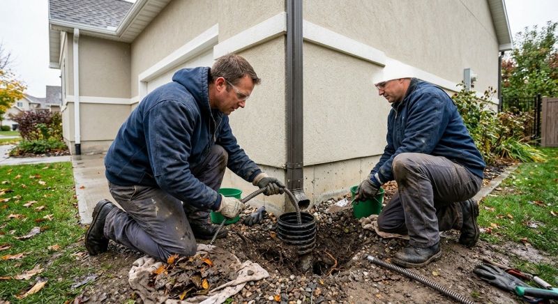 Exterior Drain Cleaning
